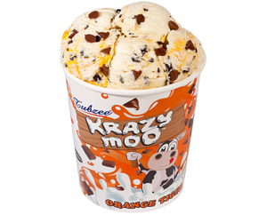 Orange Krazy Moo